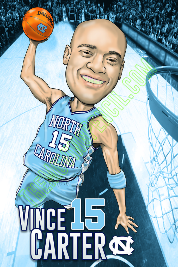 Vince Carter Caricature Cartoon