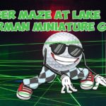 LKN Laser Maze Logo Cartoon